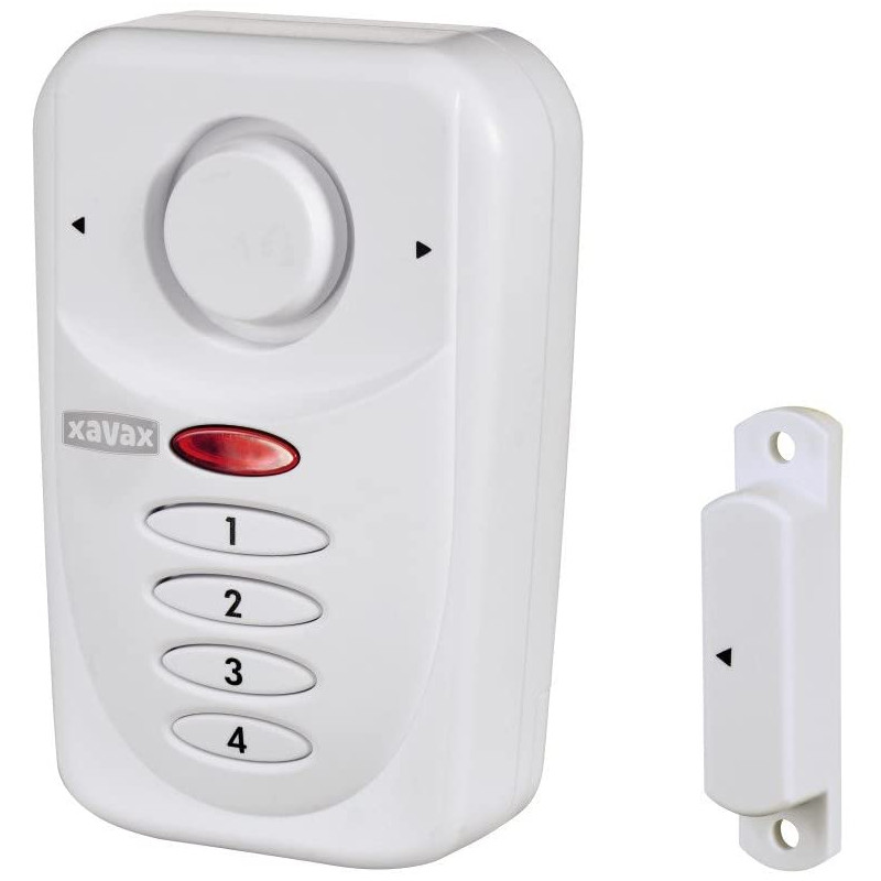 Hama Xavax Fenster-/Tür-Alarm-Sensor flach 95dB NEU 